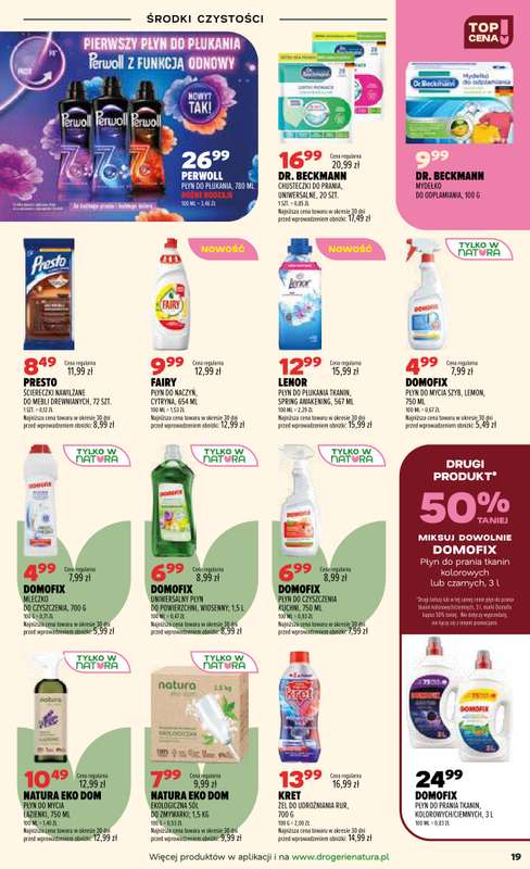 Drogerie Natura - gazetka promocyjna Gazetka od wtorku 22.09 do środy 30.09 - strona 19