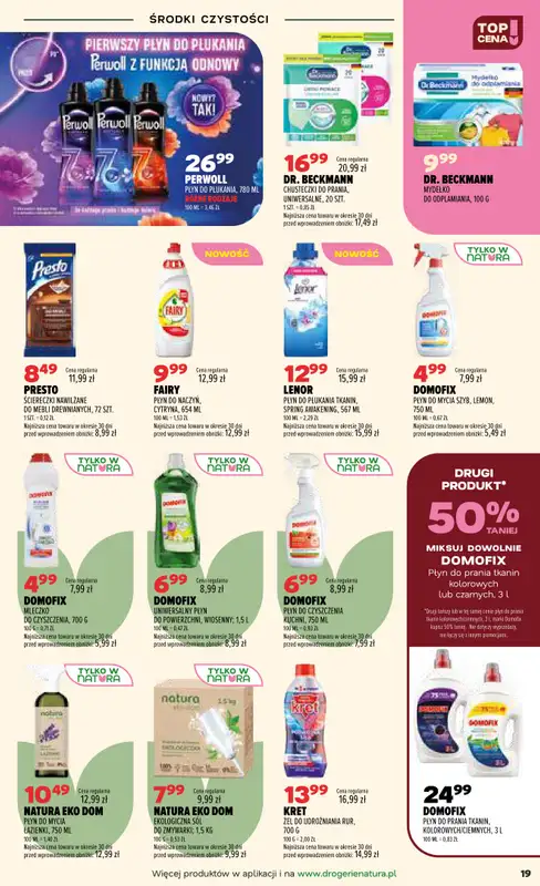 Drogerie Natura - gazetka promocyjna Gazetka od wtorku 22.09 do środy 30.09 - strona 19