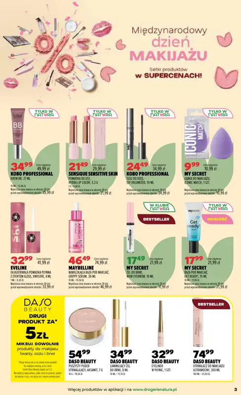 Drogerie Natura - gazetka promocyjna Gazetka od wtorku 22.09 do środy 30.09 - strona 3