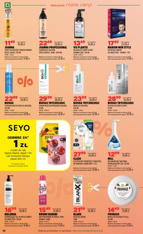 Drogerie Natura - gazetka promocyjna Gazetka od wtorku 22.09 do środy 30.09 - strona 10