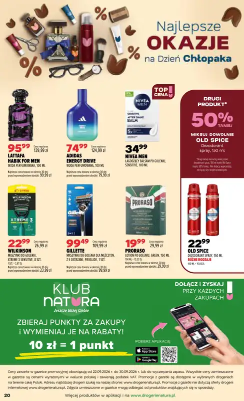 Drogerie Natura - gazetka promocyjna Gazetka od wtorku 22.09 do środy 30.09 - strona 20