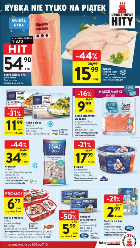 Intermarche - gazetka promocyjna Gazetka od czwartku 01.10 do środy 07.10 - strona 21