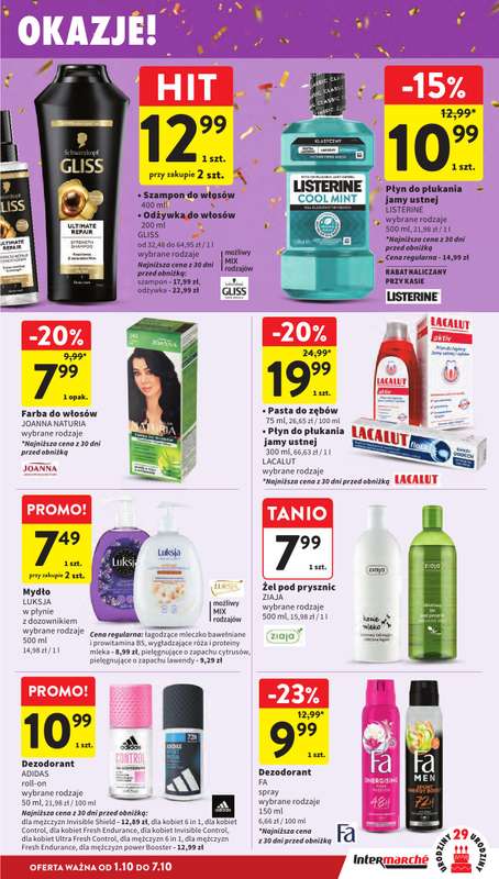 Intermarche - gazetka promocyjna Gazetka od czwartku 01.10 do środy 07.10 - strona 41