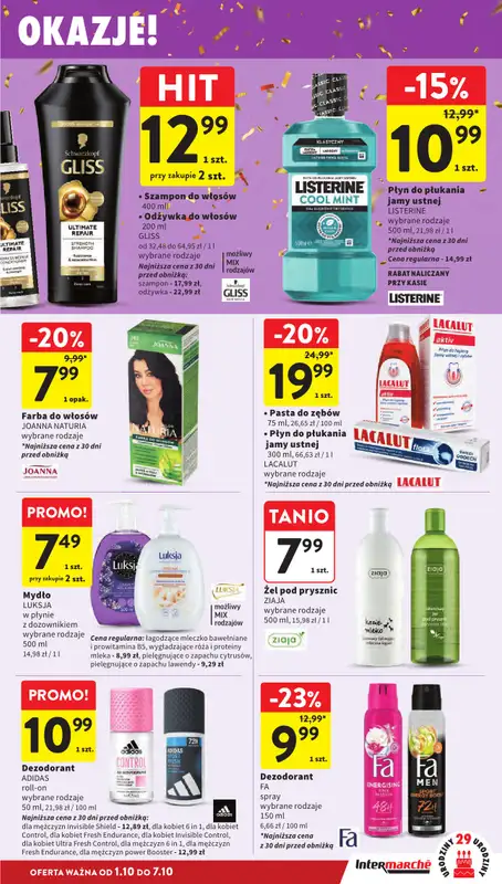 Intermarche - gazetka promocyjna Gazetka od czwartku 01.10 do środy 07.10 - strona 41
