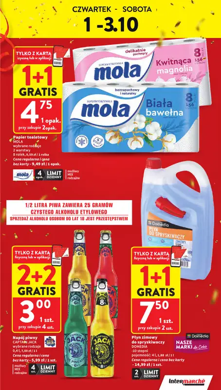 Intermarche - gazetka promocyjna Gazetka od czwartku 01.10 do środy 07.10 - strona 5