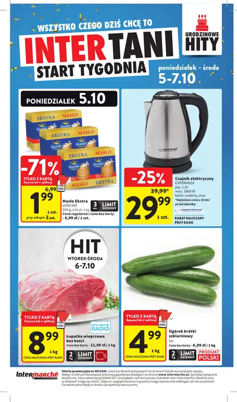 Intermarche - gazetka promocyjna Gazetka od czwartku 01.10 do środy 07.10 - strona 48