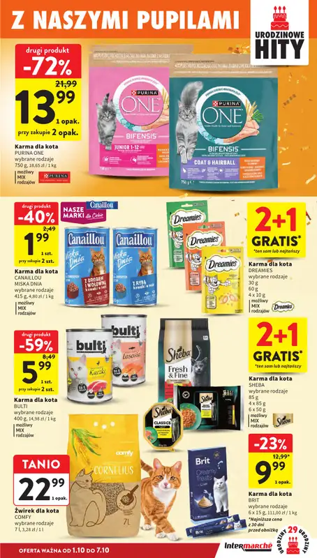Intermarche - gazetka promocyjna Gazetka od czwartku 01.10 do środy 07.10 - strona 43