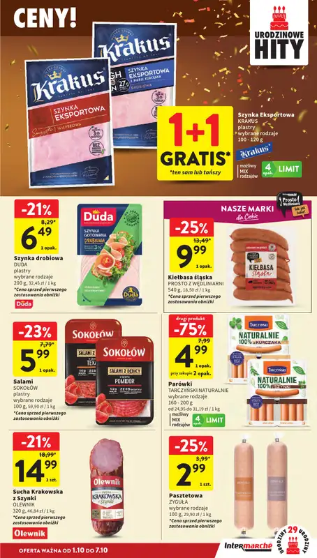 Intermarche - gazetka promocyjna Gazetka od czwartku 01.10 do środy 07.10 - strona 19