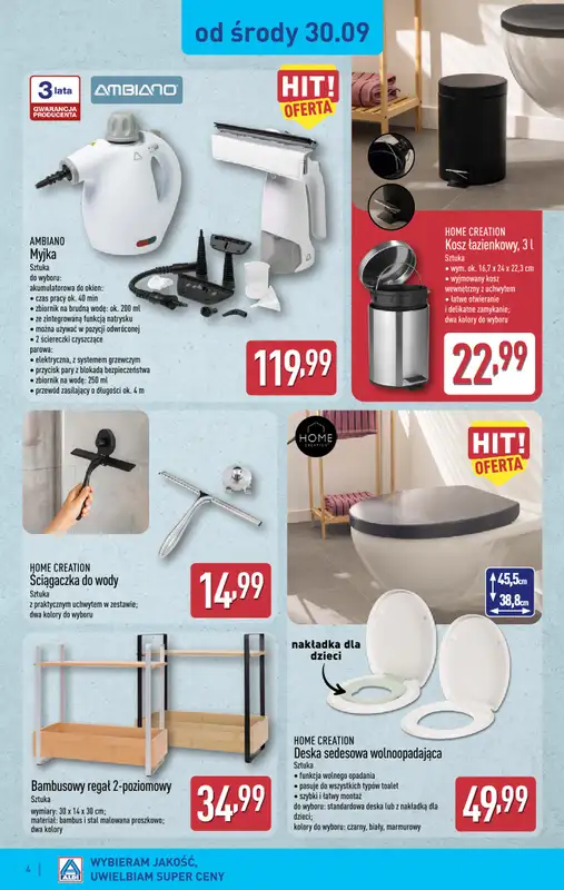 Aldi - gazetka promocyjna Aldi ma to coś! od środy 30.09 do soboty 03.10 - strona 4