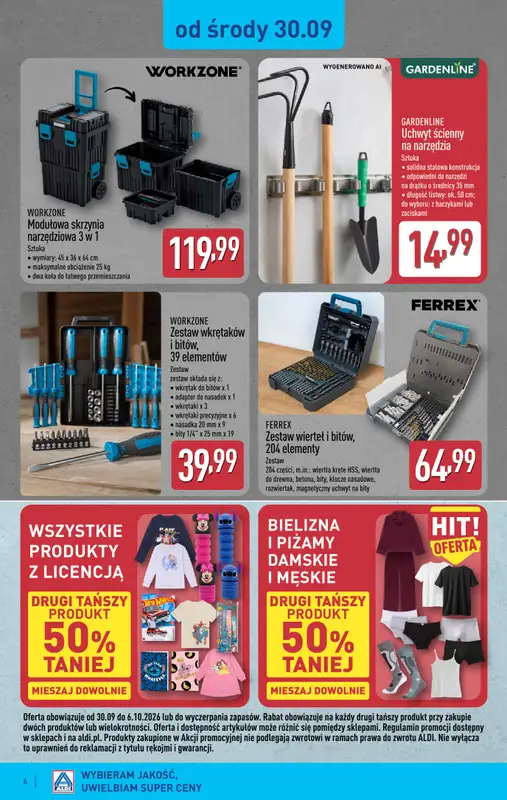 Aldi - gazetka promocyjna Aldi ma to coś! od środy 30.09 do soboty 03.10 - strona 6