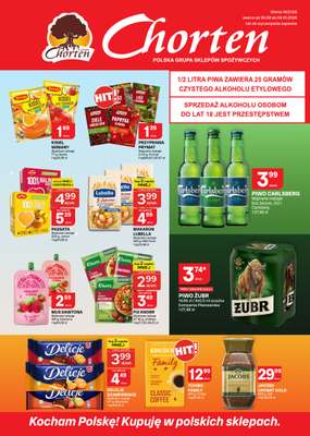 Chorten - gazetka promocyjna Gazetka Małopolska, Śląsk, Podkarpacie, Opolskie Market od czwartku 24.09 do niedzieli 04.10