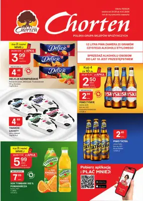 Chorten - gazetka promocyjna Gazetka Podlaskie Market od czwartku 24.09 do niedzieli 04.10
