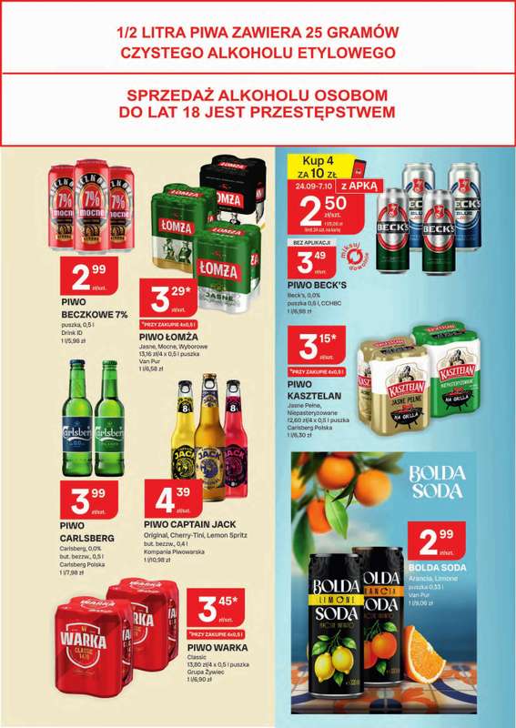 Chorten - gazetka promocyjna Gazetka Podlaskie Market od czwartku 24.09 do niedzieli 04.10 - strona 11