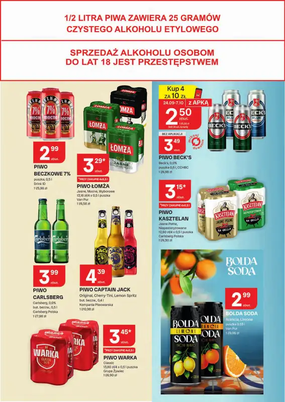 Chorten - gazetka promocyjna Gazetka Podlaskie Market od czwartku 24.09 do niedzieli 04.10 - strona 11