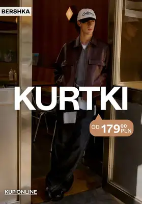 Bershka - gazetka promocyjna KURTKI męskie od 179 PLN od wtorku 22.09 