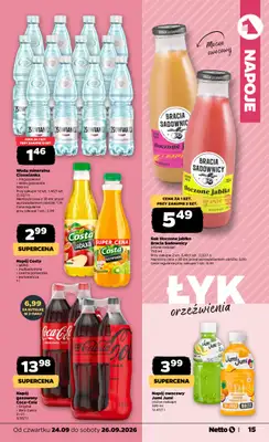 Netto - gazetka promocyjna Gazetka Spożywcza od czwartku 24.09 do soboty 26.09 - strona 15