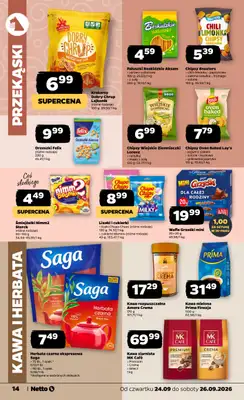 Netto - gazetka promocyjna Gazetka Spożywcza od czwartku 24.09 do soboty 26.09 - strona 14