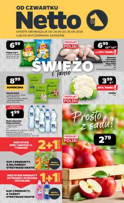 Netto - gazetka promocyjna Gazetka Spożywcza od czwartku 24.09 do soboty 26.09