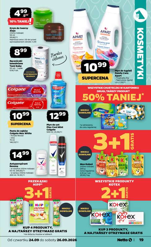Netto - gazetka promocyjna Gazetka Spożywcza od czwartku 24.09 do soboty 26.09 - strona 19