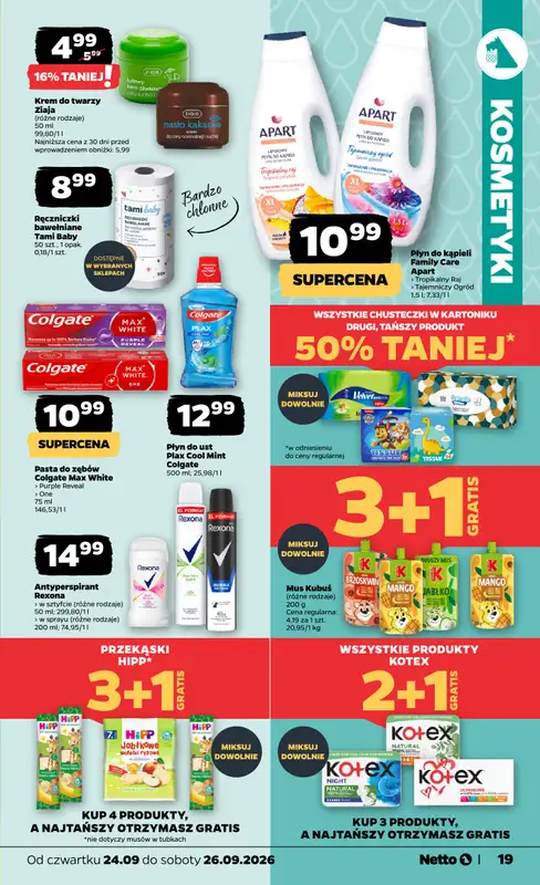 Netto - gazetka promocyjna Gazetka Spożywcza od czwartku 24.09 do soboty 26.09 - strona 19