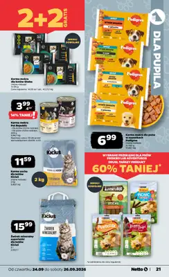 Netto - gazetka promocyjna Gazetka Spożywcza od czwartku 24.09 do soboty 26.09 - strona 21
