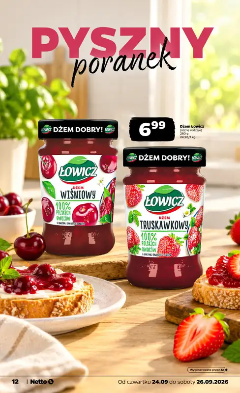 Netto - gazetka promocyjna Gazetka Spożywcza od czwartku 24.09 do soboty 26.09 - strona 12