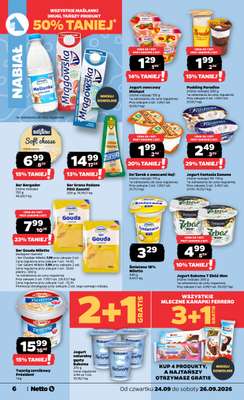 Netto - gazetka promocyjna Gazetka Spożywcza od czwartku 24.09 do soboty 26.09 - strona 6