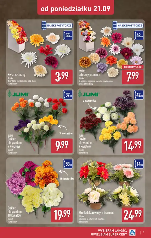 Aldi - gazetka promocyjna Światełko pamięci od poniedziałku 21.09 do soboty 26.09 - strona 7