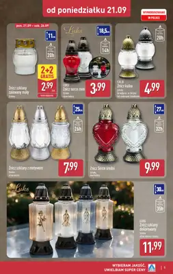 Aldi - gazetka promocyjna Światełko pamięci od poniedziałku 21.09 do soboty 26.09 - strona 5