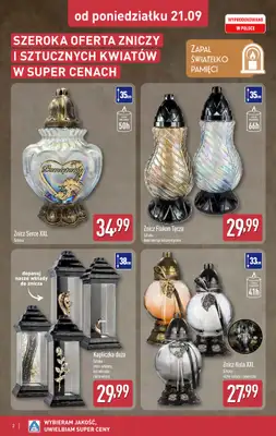 Aldi - gazetka promocyjna Światełko pamięci od poniedziałku 21.09 do soboty 26.09 - strona 2