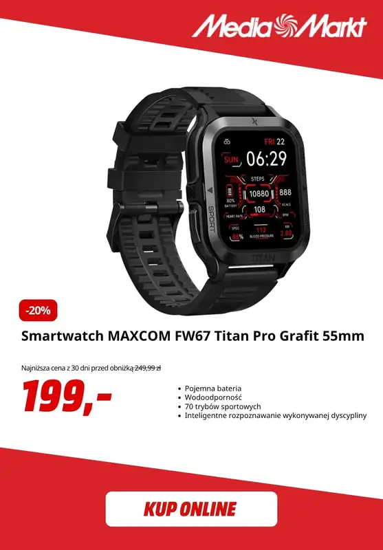 Media Markt - gazetka promocyjna Smartwatche w SUPER cenach! od wtorku 22.09  - strona 4