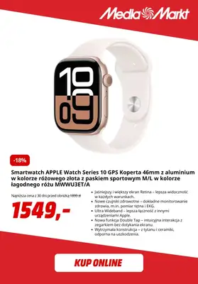 Media Markt - gazetka promocyjna Smartwatche w SUPER cenach! od wtorku 22.09  - strona 5