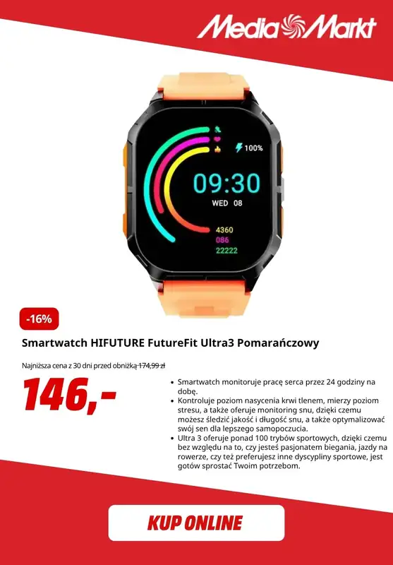 Media Markt - gazetka promocyjna Smartwatche w SUPER cenach! od wtorku 22.09  - strona 8