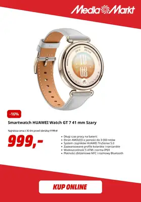 Media Markt - gazetka promocyjna Smartwatche w SUPER cenach! od wtorku 22.09  - strona 7