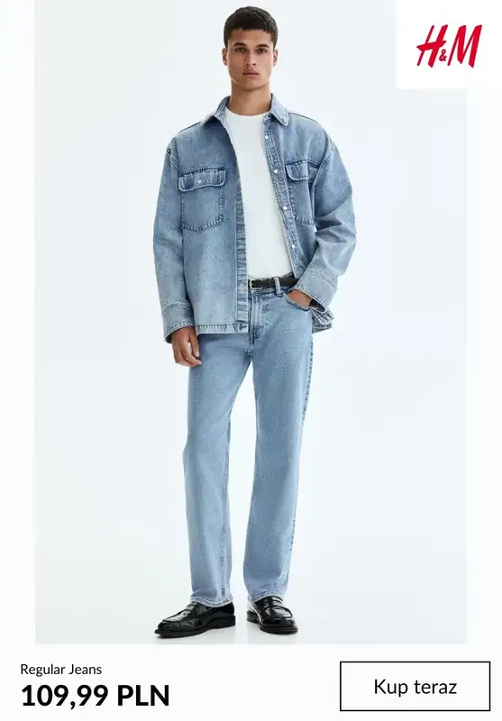 H&M - gazetka promocyjna JEANSY męskie od 109,99 PLN   - strona 2