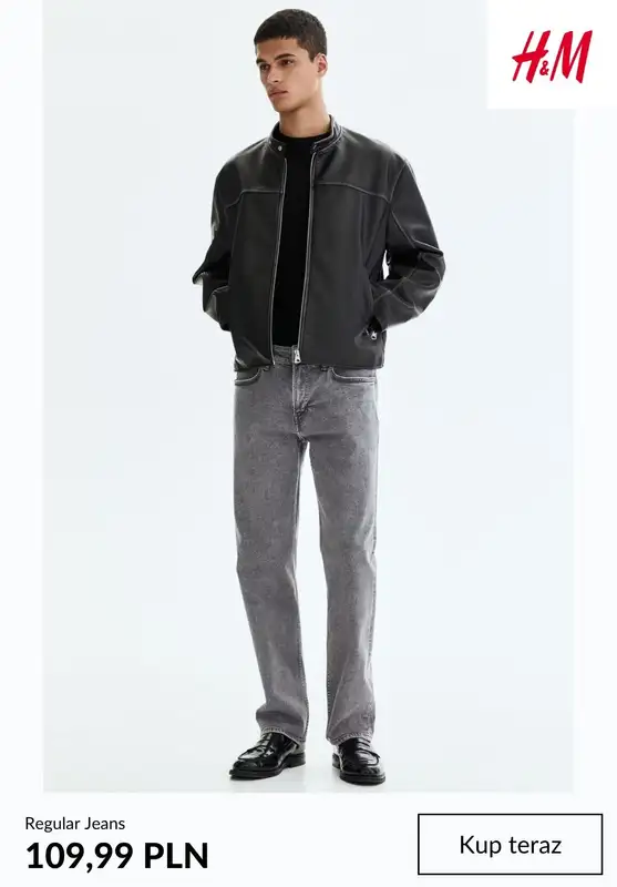 H&M - gazetka promocyjna JEANSY męskie od 109,99 PLN od wtorku 22.09  - strona 4