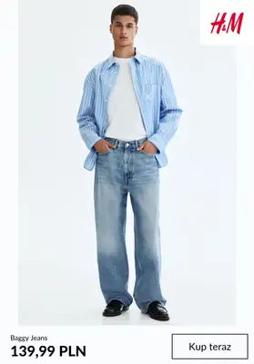 H&M - gazetka promocyjna JEANSY męskie od 109,99 PLN od wtorku 22.09  - strona 6
