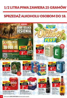 Twój Market - gazetka promocyjna Gazetka od środy 23.09 do wtorku 29.09 - strona 24
