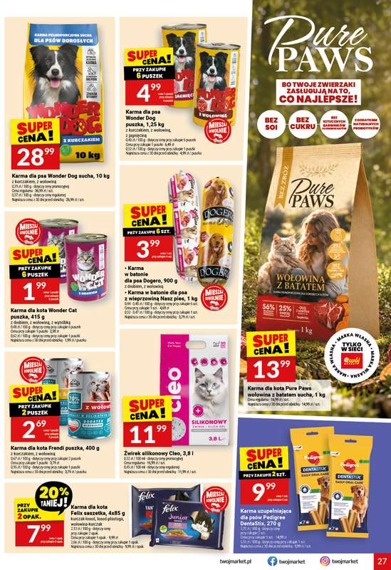 Twój Market - gazetka promocyjna Gazetka od środy 23.09 do wtorku 29.09 - strona 27