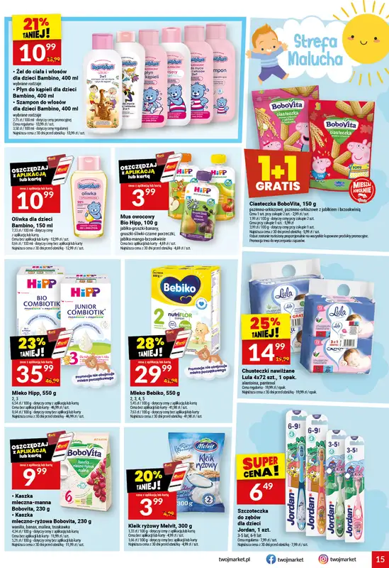 Twój Market - gazetka promocyjna Gazetka od środy 23.09 do wtorku 29.09 - strona 15