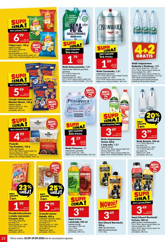 Twój Market - gazetka promocyjna Gazetka od środy 23.09 do wtorku 29.09 - strona 22