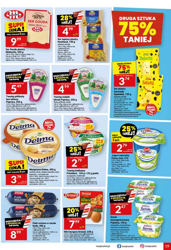 Twój Market - gazetka promocyjna Gazetka od środy 23.09 do wtorku 29.09 - strona 19