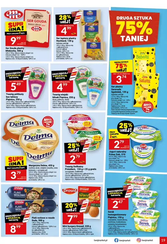 Twój Market - gazetka promocyjna Gazetka od środy 23.09 do wtorku 29.09 - strona 19