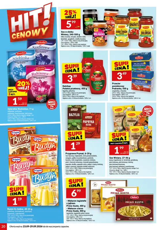 Twój Market - gazetka promocyjna Gazetka od środy 23.09 do wtorku 29.09 - strona 20