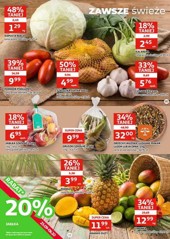 Auchan - gazetka promocyjna Gazetka Racibórz I Jesienne otwarcie od środy 23.09 do wtorku 06.10 - strona 6