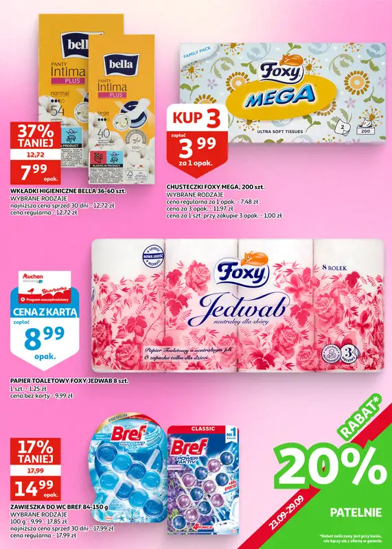 Auchan - gazetka promocyjna Gazetka Racibórz I Jesienne otwarcie od środy 23.09 do wtorku 06.10 - strona 19