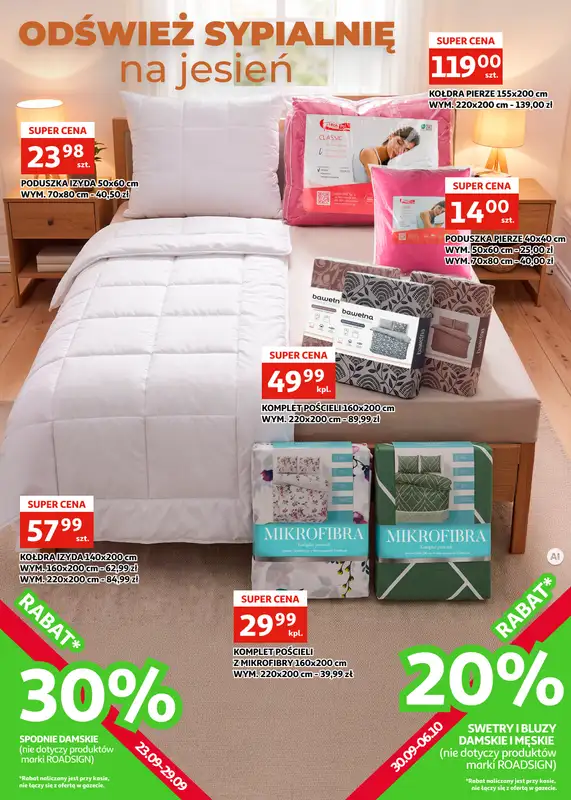 Auchan - gazetka promocyjna Gazetka Racibórz I Jesienne otwarcie od środy 23.09 do wtorku 06.10 - strona 22