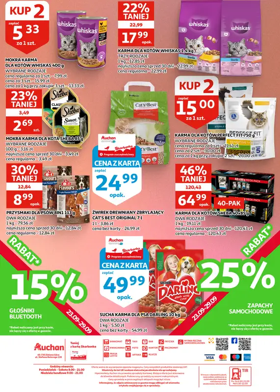 Auchan - gazetka promocyjna Gazetka Zielona Góra I Jesienne otwarcie od środy 23.09 do wtorku 06.10 - strona 25