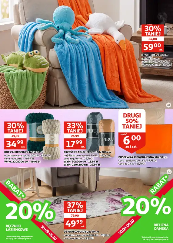Auchan - gazetka promocyjna Gazetka Zielona Góra I Jesienne otwarcie od środy 23.09 do wtorku 06.10 - strona 23