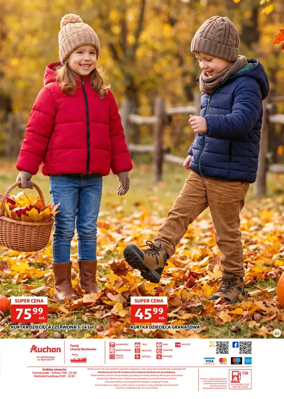 Auchan - gazetka promocyjna Gazetka Racibórz I Gotowi na jesienną pogodę? Bo my tak! od środy 23.09 do wtorku 06.10 - strona 9